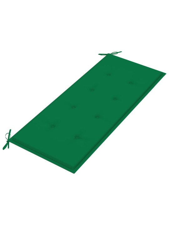 Zahradní lavice s poduškou 120 cm bambus