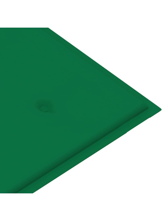 Zahradní lavice s poduškou 120 cm bambus