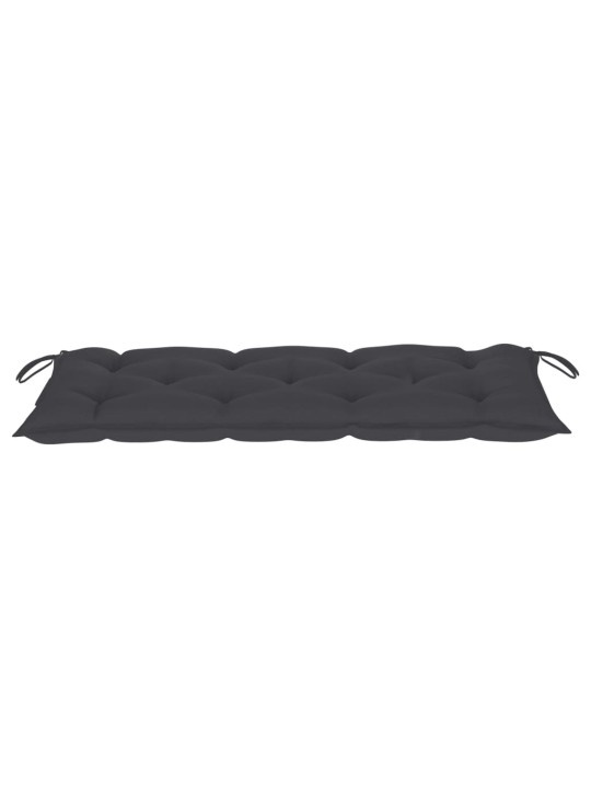 Zahradní lavice s poduškou 120 cm bambus
