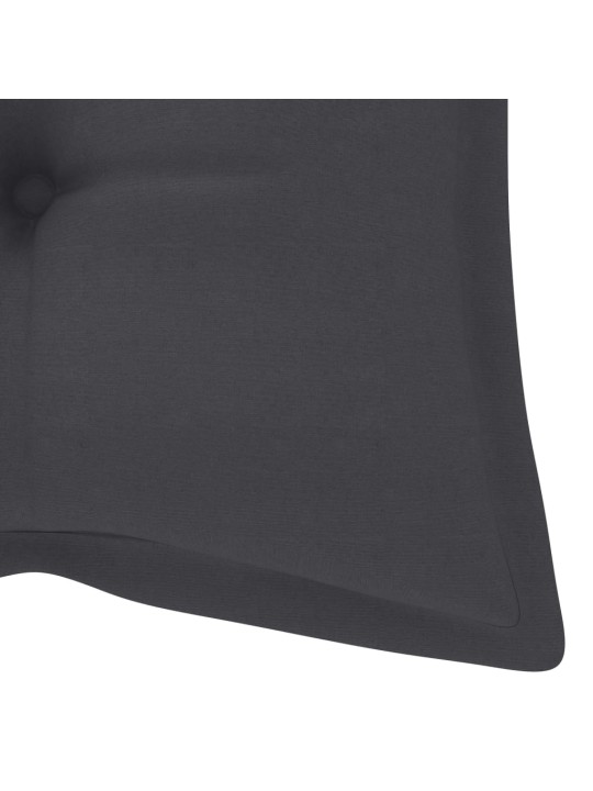Zahradní lavice s poduškou 120 cm bambus