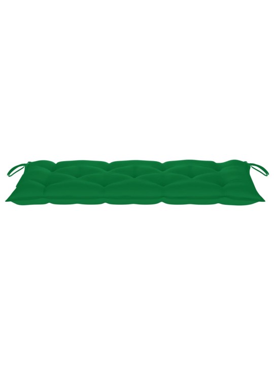 Zahradní lavice s poduškou 120 cm bambus