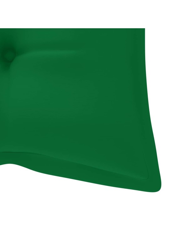 Zahradní lavice s poduškou 120 cm bambus