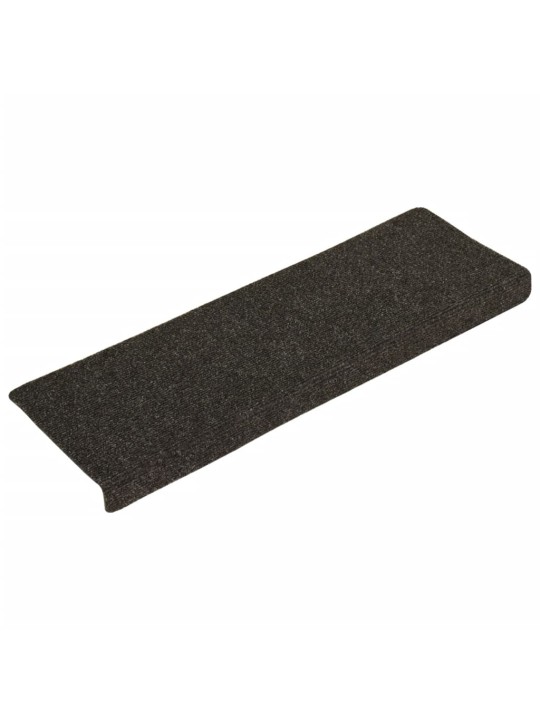 Nášlapy na schody 15 ks vpichované 65 x 21 x 4 cm antracitové