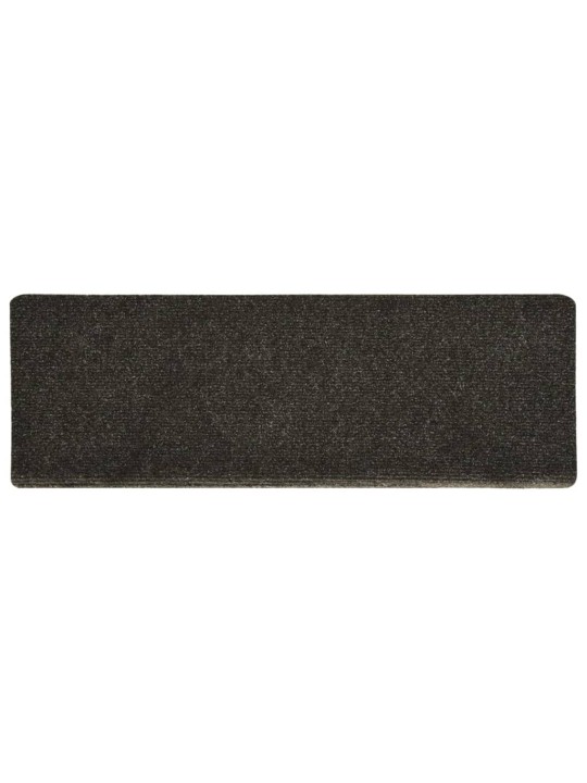 Nášlapy na schody 15 ks vpichované 65 x 21 x 4 cm antracitové