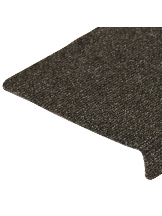 Nášlapy na schody 15 ks vpichované 65 x 21 x 4 cm antracitové