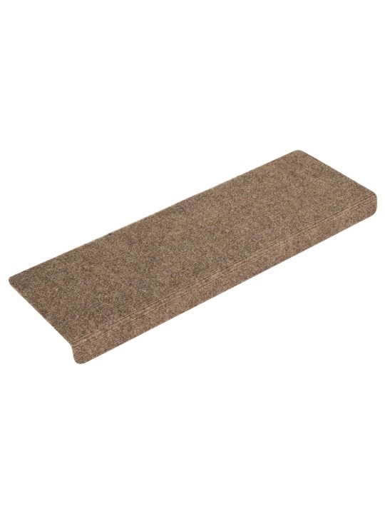 Nášlapy na schody 15 ks vpichované 65x21x4 cm krémové