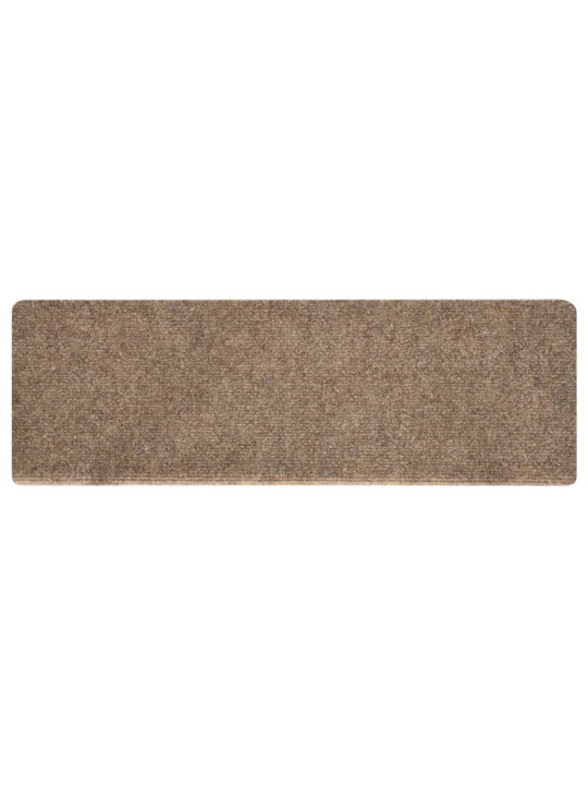 Nášlapy na schody 15 ks vpichované 65x21x4 cm krémové
