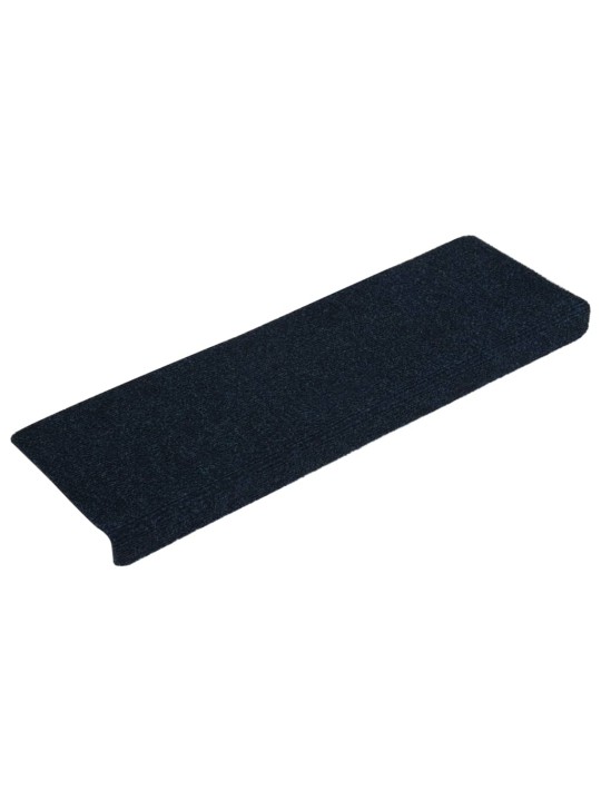 Nášlapy na schody 15 ks vpichované 65x21x4 cm modré