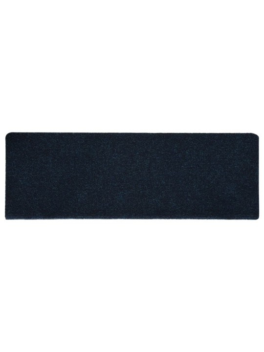 Nášlapy na schody 15 ks vpichované 65x21x4 cm modré