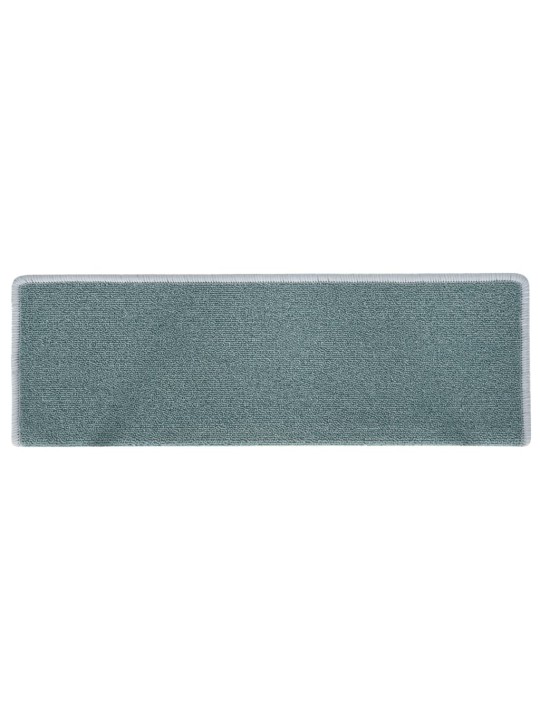 Kobercové nášlapy na schody 15 ks 65x21x4 cm modré