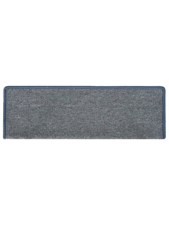 Kobercové nášlapy na schody 15 ks 65x21x4 cm fialové a modré