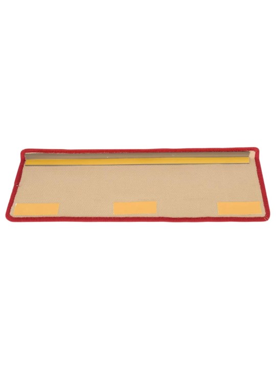 Samolepící nášlapy na schody 15 ks 65x21x4 cm červené