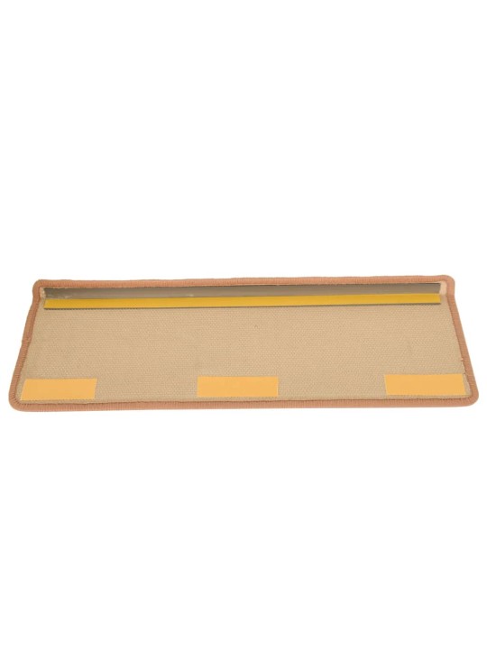 Samolepící nášlapy na schody 15 ks 65x21x4 cm béžové