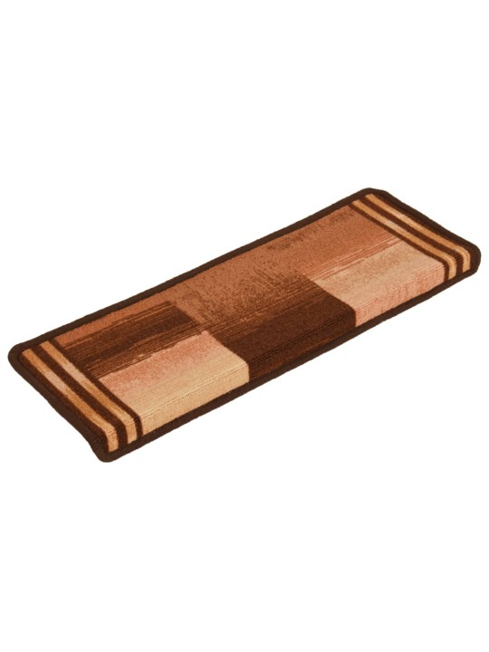 Samolepící nášlapy na schody 15 ks 65x21x4 cm hnědé