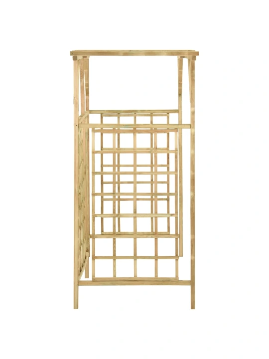 Zahradní pergola pro tři popelnice impregnované borové dřevo