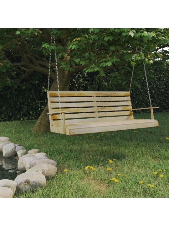 Houpací lavice impregnovaná borovice 155 x 65 x 60 cm