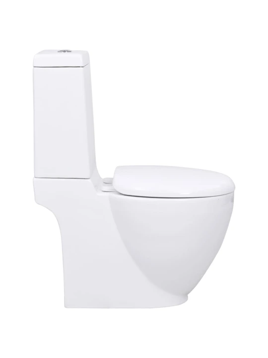 Keramické WC kulaté spodní odpad bílé