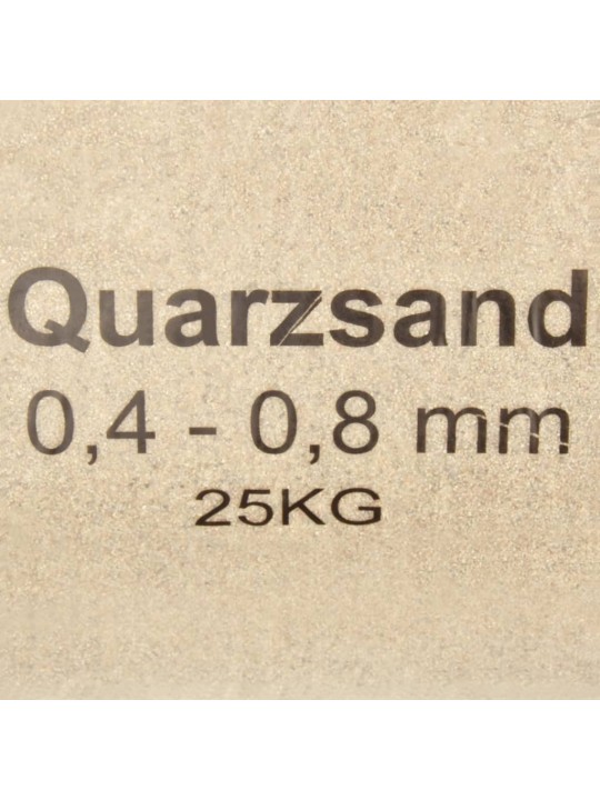Filtrační písek 25 kg 0,4–0,8 mm