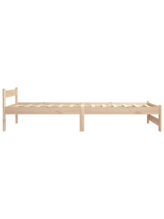 Rám postele masivní borové dřevo 100 x 200 cm