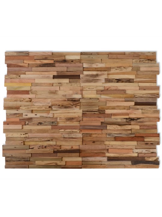 Nástěnné obkladové panely 10 ks 1,03 m² recyklovaný teak