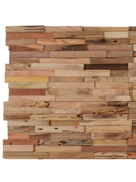 Nástěnné obkladové panely 10 ks 1,03 m² recyklovaný teak
