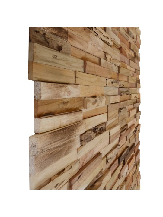 Nástěnné obkladové panely 10 ks 1,03 m² recyklovaný teak