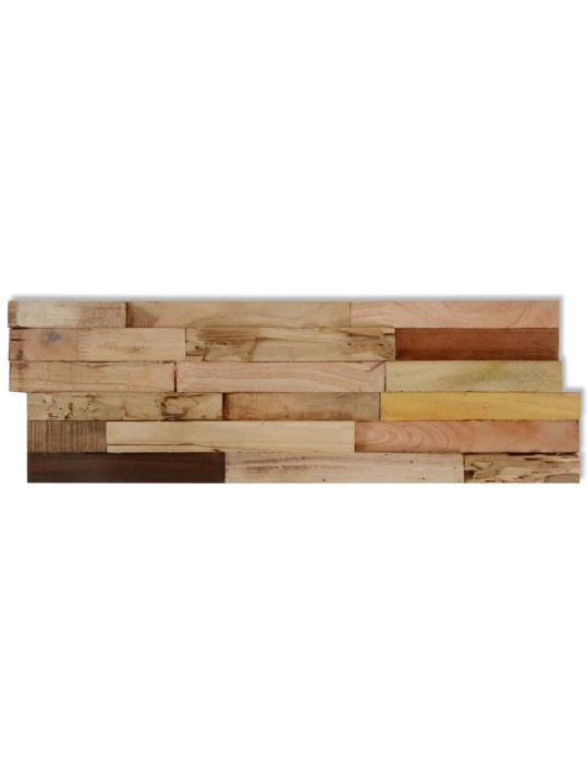 Nástěnné obkladové panely 10 ks 1,03 m² recyklovaný teak