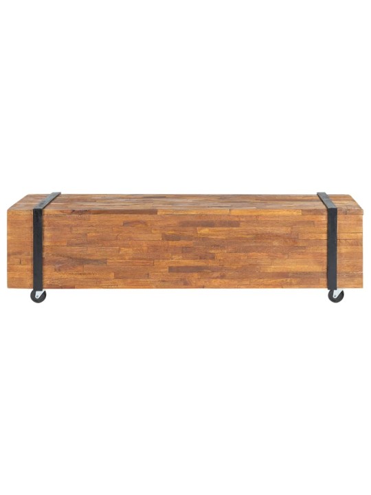 TV stolek 110 x 30 x 32,5 cm masivní teakové dřevo