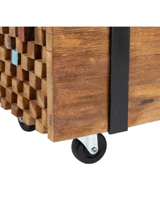 TV stolek 110 x 30 x 32,5 cm masivní teakové dřevo