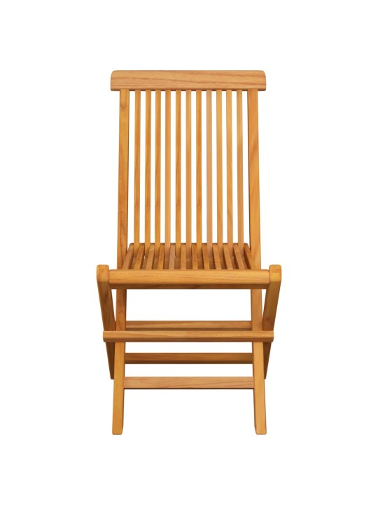 Zahradní židle s béžovými poduškami 6 ks masivní teak