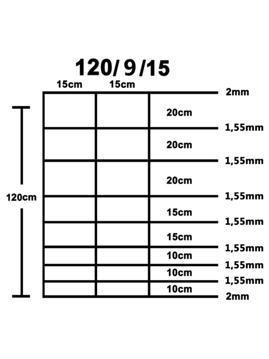 Zahradní plot pozinkovaná ocel 50 x 1,2 m stříbrný