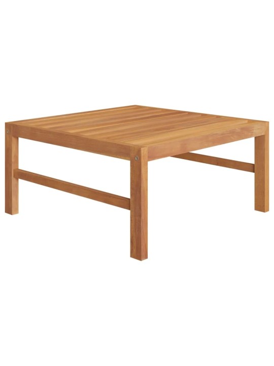 2dílná zahradní sedací souprava tmavě šedé podušky teak