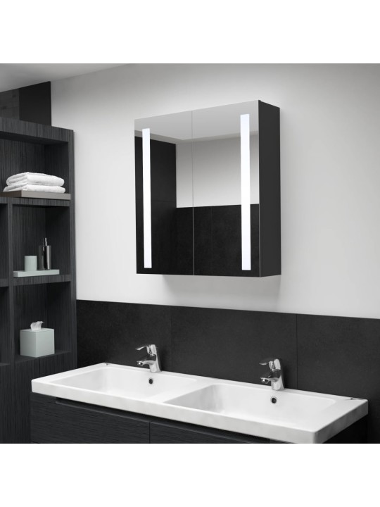 LED koupelnová skříňka se zrcadlem 62 x 14 x 60 cm