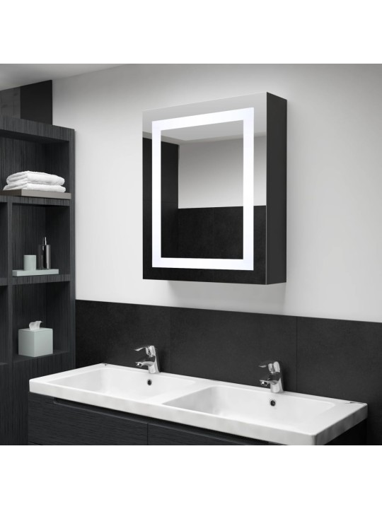 LED koupelnová skříňka se zrcadlem 50 x 13 x 70 cm