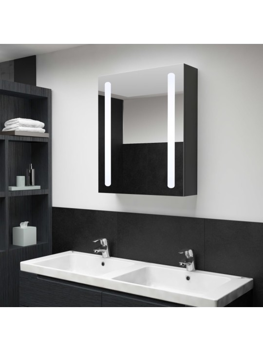 LED koupelnová skříňka se zrcadlem 50 x 13 x 70 cm