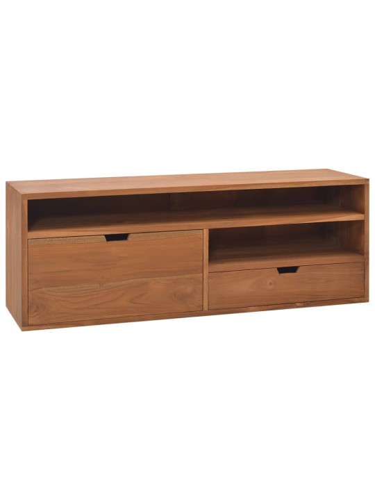 TV stolek 110 x 30 x 40 cm masivní teakové dřevo