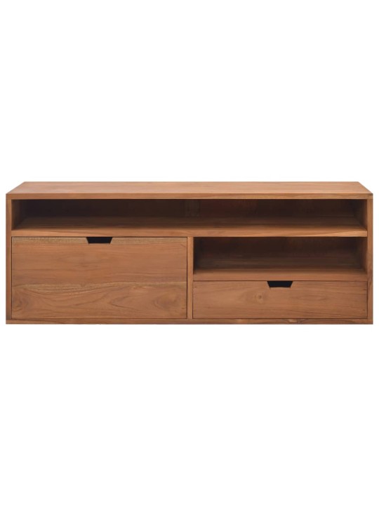 TV stolek 110 x 30 x 40 cm masivní teakové dřevo