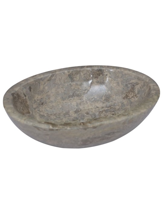 Umyvadlo šedé 53x40x15 cm mramor
