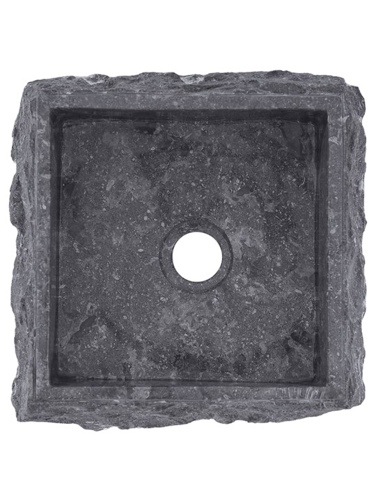 Umyvadlo šedé 30 x 30 x 13 cm mramor