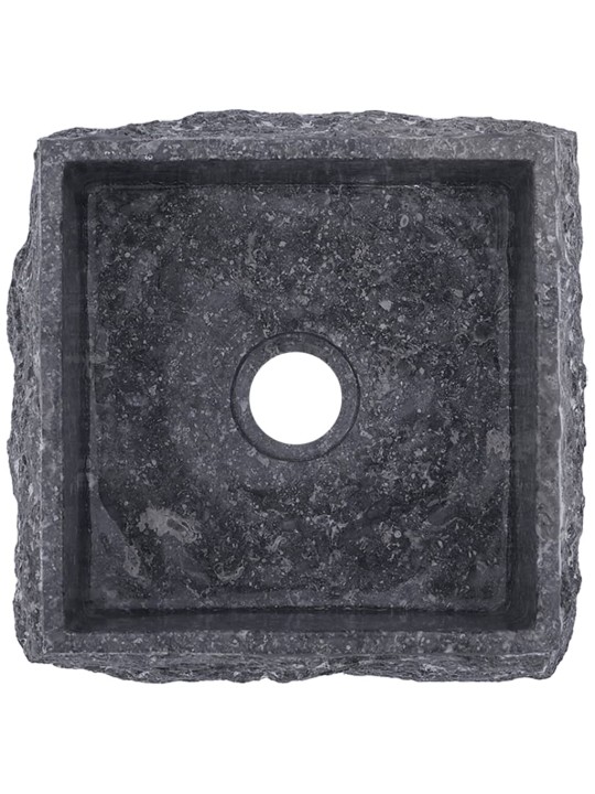 Umyvadlo šedé 30 x 30 x 13 cm mramor