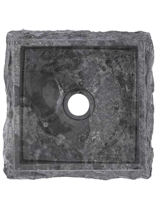 Umyvadlo šedé 30 x 30 x 13 cm mramor