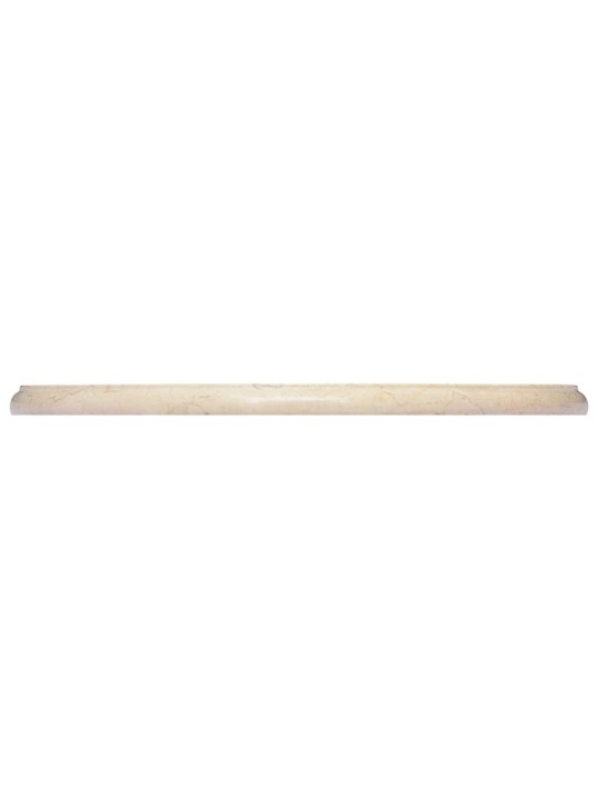 Stolní deska krémová Ø 50 x 2,5 cm mramor