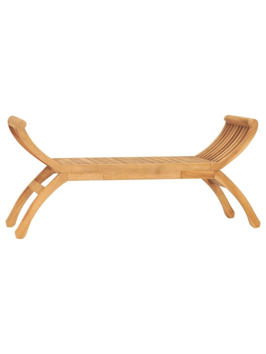 Zahradní lavice 126 cm masivní teakové dřevo