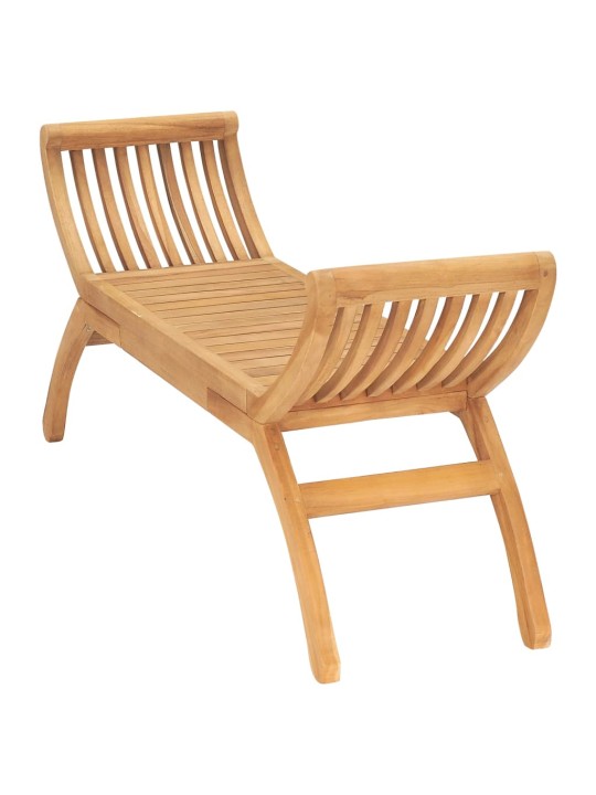 Zahradní lavice 126 cm masivní teakové dřevo