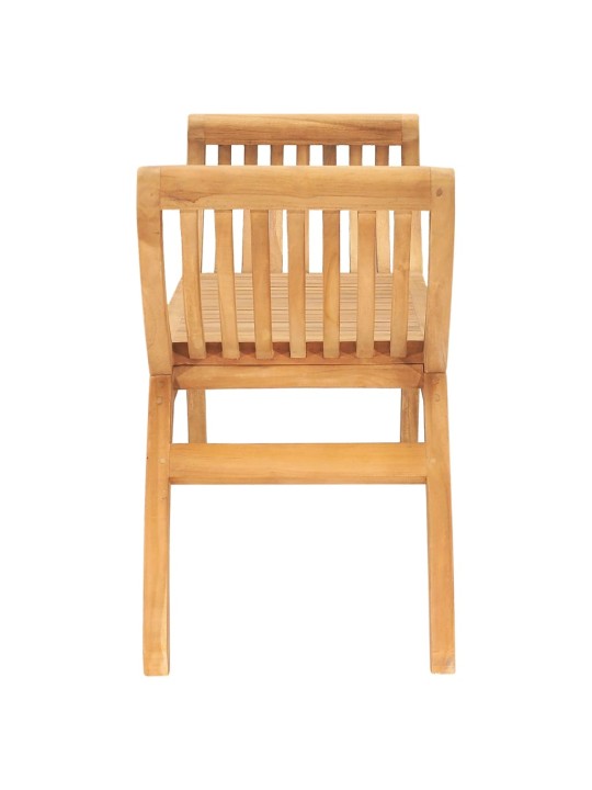 Zahradní lavice 126 cm masivní teakové dřevo