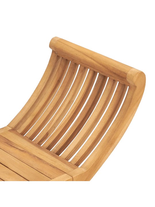 Zahradní lavice 126 cm masivní teakové dřevo