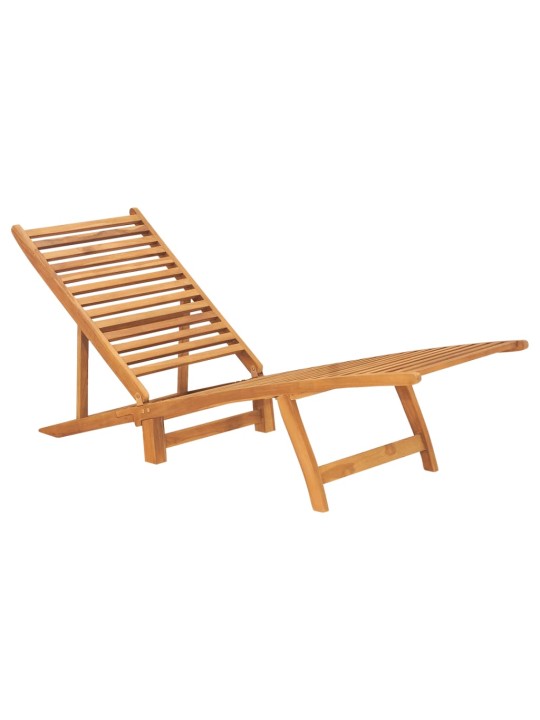 Zahradní lehátko masivní teak