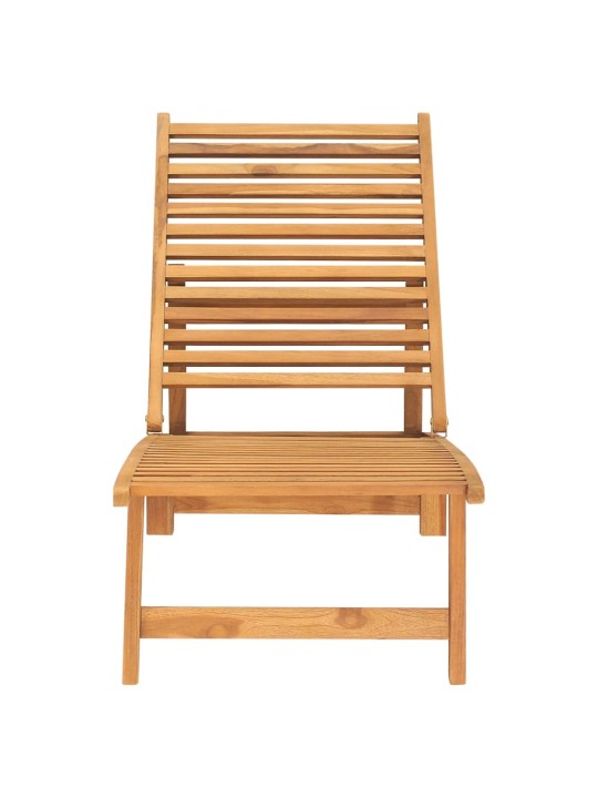 Zahradní lehátko masivní teak