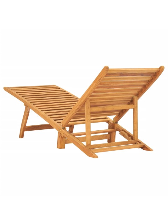 Zahradní lehátko masivní teak