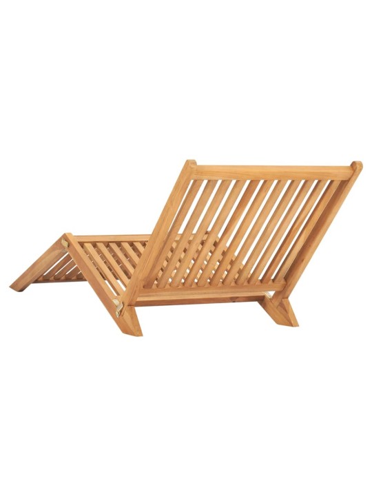 Zahradní lehátko masivní teak